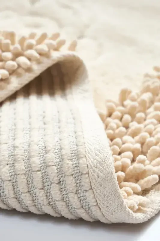 Tiffany 2'li Paxtalik hojatxona to'plami, Vizon hammom gilamchasi to'plami-VİZON - 2