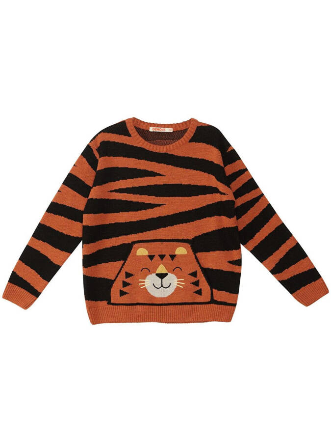 Tiger Boy Brown Sweater - 11