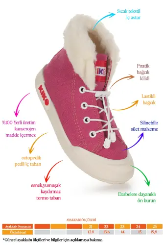 Tigge Daily Elastic Baby Girl Boots - KIKO KIDS (1)