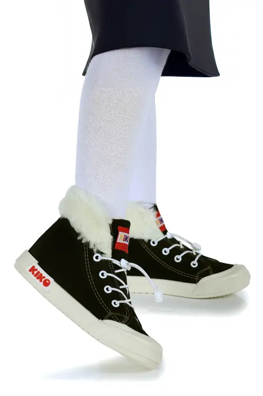 Tigge Günlük Lastikli Kız Bebek Bot Ayakkabı-Siyah - 3