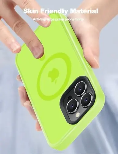 Tigowos для iPhone 15 Pro чехол, совместимый с MagSafe, матовый, противоударный чехол для iPhone 15 Pro Cases 6.1