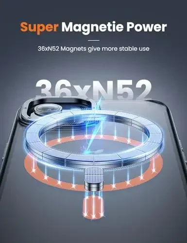 Tigowos for iPhone 15 Plus&iPhone 14 Plus Phone Case Fits MagSafe 10FT Drop Resistant Matte Skin Feeling Back Cover for iPhone 15 Plus&iPhone 14 Plus Case，Bumper Orange - 4