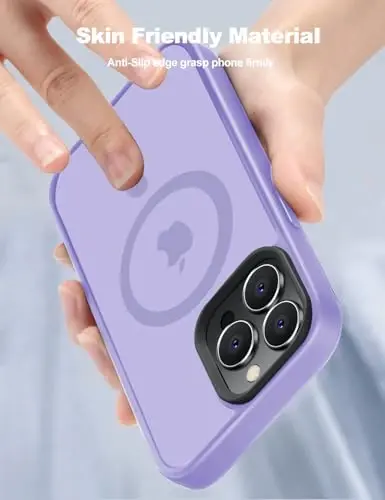 Tigowos for iPhone 15 Pro Magnetic Case Fits MagSafe Drop Resistant Shockproof Back Cover Fits iPhone 15 Pro Phone Cases 6.1