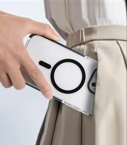 Tigowos for iPhone 15 Pro Max Bumper case Fits MagSafe 15FT Drop Resistant Anti-Yellowing Heavy Duty Shockproof Back Cover Fits iPhone 15 Pro Max Phone Cases 6.7