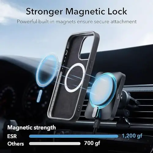 Tigowos for iPhone 15 Pro Max Case Protective Case Made of Aramid Fiber, Soft Touch, Tough Durable Carbon Bumper, Carbon Fiber Red - 3