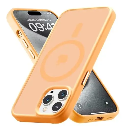 Tigowos for iPhone 15 pro max Magnetic case Fits MagSafe 10FT Drop Resistant Anti-Yellowing Heavy Duty Shockproof Back Cover Fits iPhone 15 pro max Phone Cases 6.7