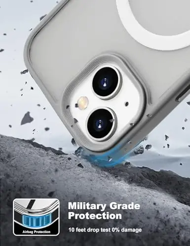 Tigowos iPhone 15 magnitli g‘ilofi MagSafe 15FT ga mos tushadi, zarbaga chidamli, sarg‘aymaydigan, og‘ir yuk ko‘taradigan orqa qopqoq iPhone 15 telefon g‘iloflariga mos keladi 6.1