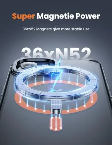 Tigowos iPhone 15 Plus&iPhone 14 Plus uchun telefon g‘ilofi MagSafe 10FTga mos keladi Zarba bardoshli mato teriga o‘xshash orqa qopqoq iPhone 15 Plus&iPhone 14 Plus uchun g‘ilof, Bamper apelsin - 9