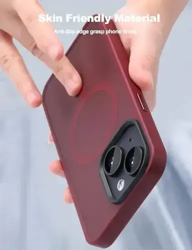 Tigowos iPhone 15 uchun magnitli gʻilof MagSafe mos 15FT ga tushishga chidamli sargʻayishga qarshi ogʻir yukga bardoshli orqa qopqoq iPhone 15 telefon gʻiloflariga mos 6.1