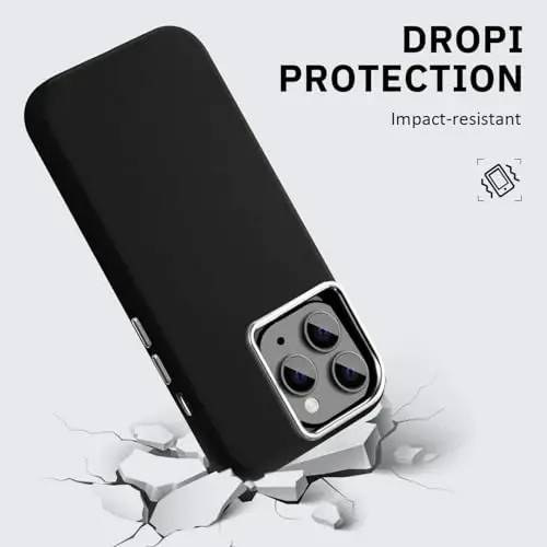 Tigowos Leather case for iPhone 15 Pro Max, Compatible with Magsafe, PU Leather ShockPro Maxof Slim Anti-Fingerprint iPhone 15 Pro Max Phone Case 6.7