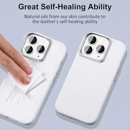 Tigowos Leather case for iPhone 15 Pro Max, Compatible with Magsafe, PU Leather ShockPro Maxof Slim Anti-Fingerprint iPhone 15 Pro Max Phone Case 6.7