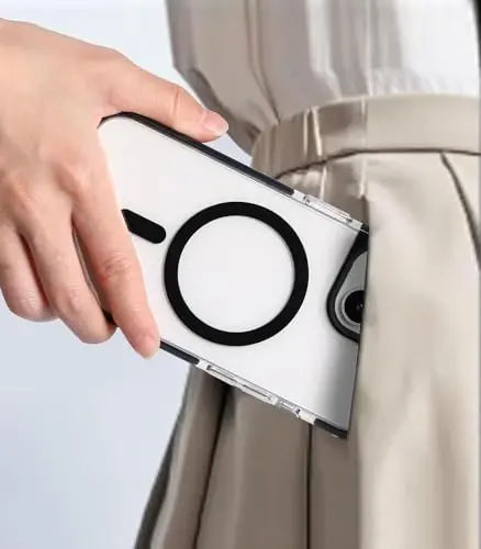 Tigowos Совместим с iPhone 15 Plus&iPhone 14 Plus Bumper Case Fits MagSafe Heavy Duty Shockproof Fits iPhone 15 Plus&iPhone 14 Plus Phone Cases，Clear - 6