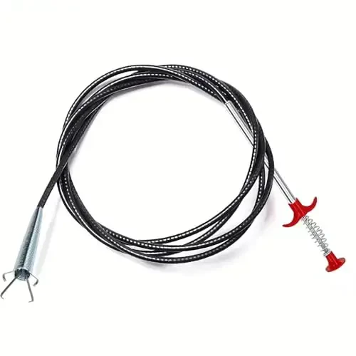 Drain Snake, Drain Clog Remover - Gutter Cleaning Tools Drain Cleaner for Toilet Sewer Shower Kitchen Bathroom Tub Clogged Drains Opener Cleaning Tool, Flexible Grabber Claw Pick Up Reacher (79 inch) - 6