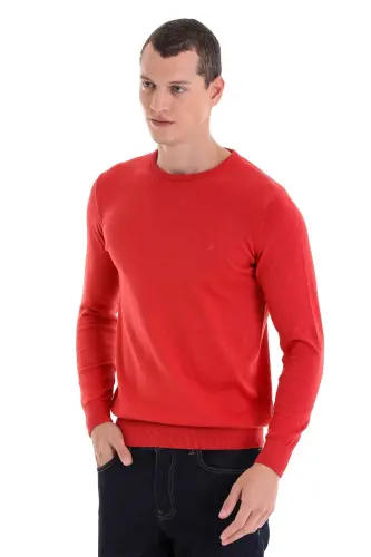Tile Regular Fit Plain Crew Neck 100% Cotton - 4