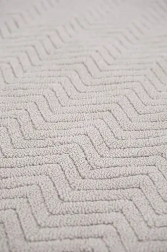 Tilos Jacquard Bath Mat Grey 60x90 2226 - 4