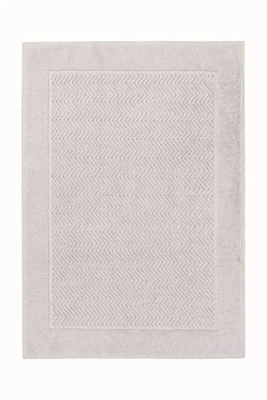 Tilos Jacquard Bath Mat Grey 60x90 2226 - 2