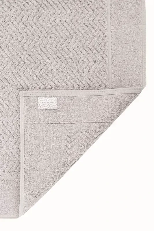 Tilos Jacquard Bath Mat Grey 60x90 2226 - 3