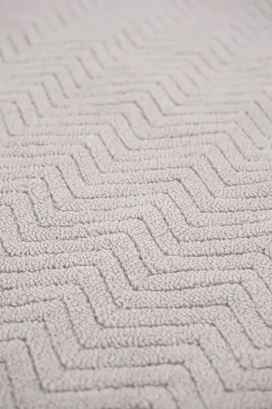 Tilos Jacquard Bath Mat Grey 60x90 2226 - 4