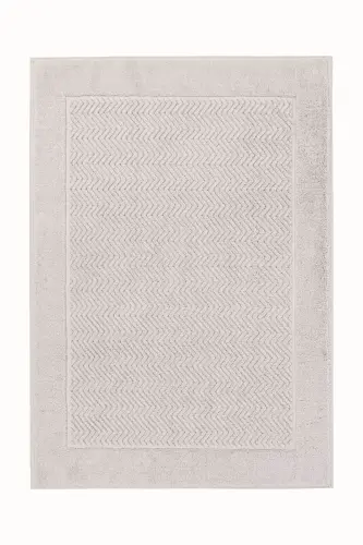 Tilos Jakarlı Ayak Havlusu Gri 60x90 2226-Gri - KOZA HOME (1)