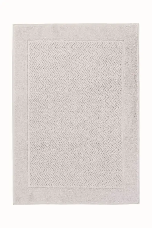 Tilos Jakarlı Ayak Havlusu Gri 60x90 2226-Gri - 2