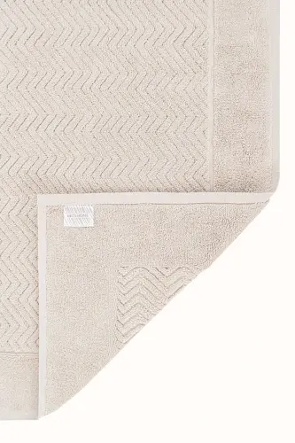 Tilos Jakarlı Ayak Havlusu Vizon 60x90 2227 - Vizon - 3