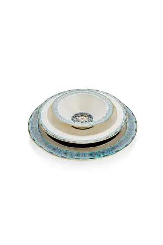 Tılsım Sapphire Yemek Takımı 60 Parça-turkuaz - turkuaz - 8