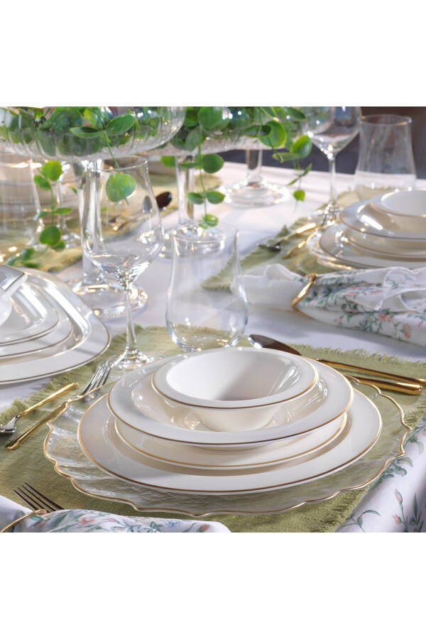 Tılsım Timeless Dinner Set 60 Pieces - Gold - 8