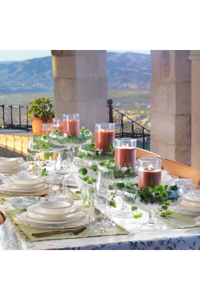 Tılsım Timeless Dinner Set 60 Pieces - Gold - 4