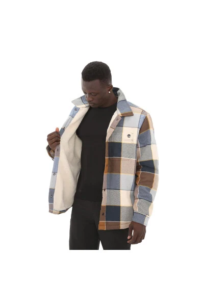 Timberland Sherpa Astarli Kartanli Ko'ylagi Erkaklar Uchun Ko'ylagi Ko'k - 3