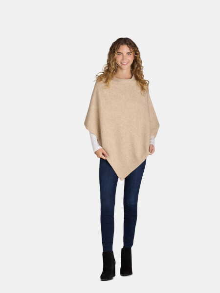 Time and Tru Women's Knit Fashion Poncho, Size L/XL, Oatmeal - 5