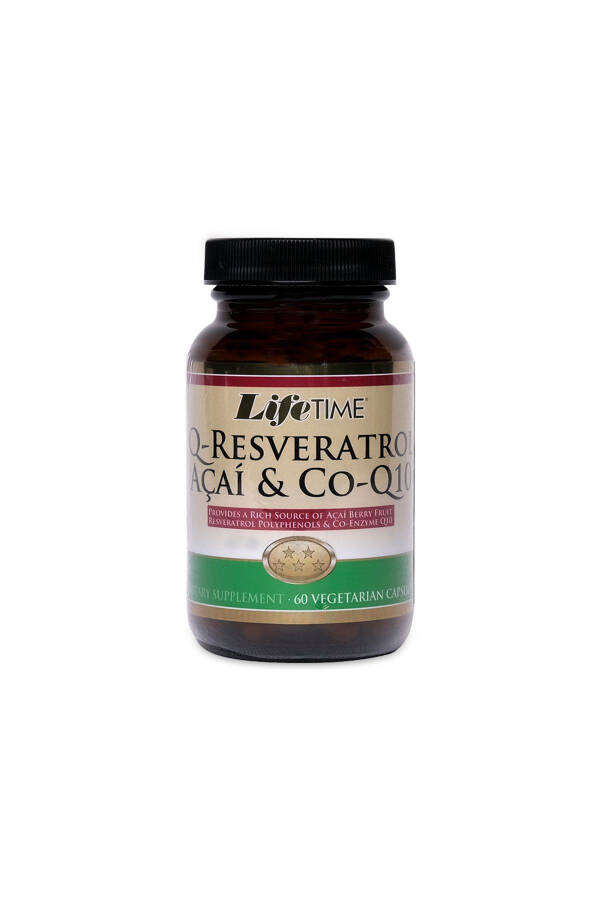 Time Q-resveratrol Acai & Coq10 60 Kapsül - 1