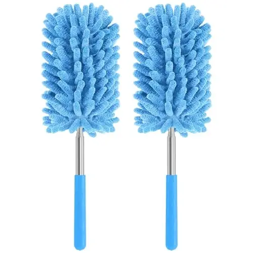 TIMIVO Microfiber Duster for Cleaning, Dusters with Telescoping Extension Pole, Extendable Washable Mini Dusters for Cleaning Car, Window, Furniture, Office (6 Pack) - 7