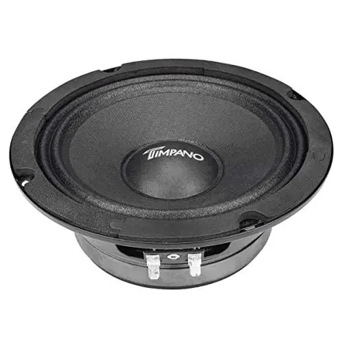 Timpano 6,5 Dyüymli Sayoz Midrange Karnay 500 vatt TPT-MR6-4 PRO Toʻplami 6,5 Midrange Karnaylar 4 OModazone Sayoz Montaqli Avto Audio Karnay, Eshiklar uchun Kompakt Pro Audio Karnay (Juft) - 5
