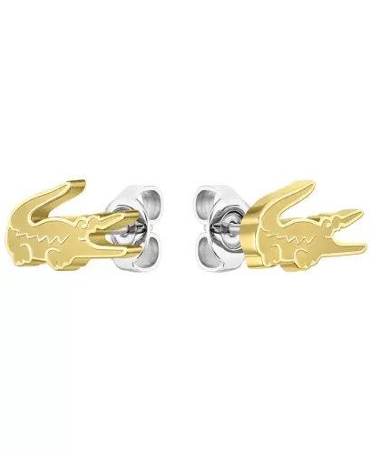 Crocodile Earring Studs - Gold 