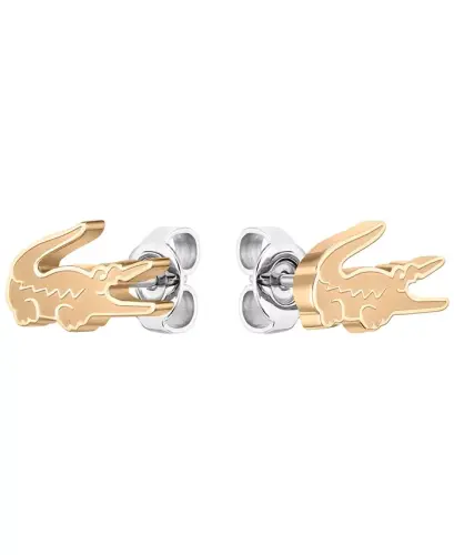 Crocodile Earring Studs - Carnation Gold - 1