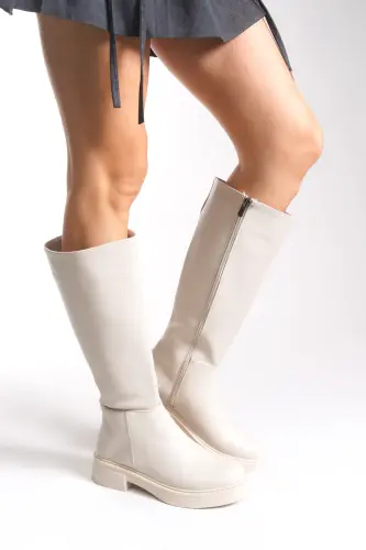 Tintneth Kadın Çizme 00121903 Bej-Bej - RICCON (1)