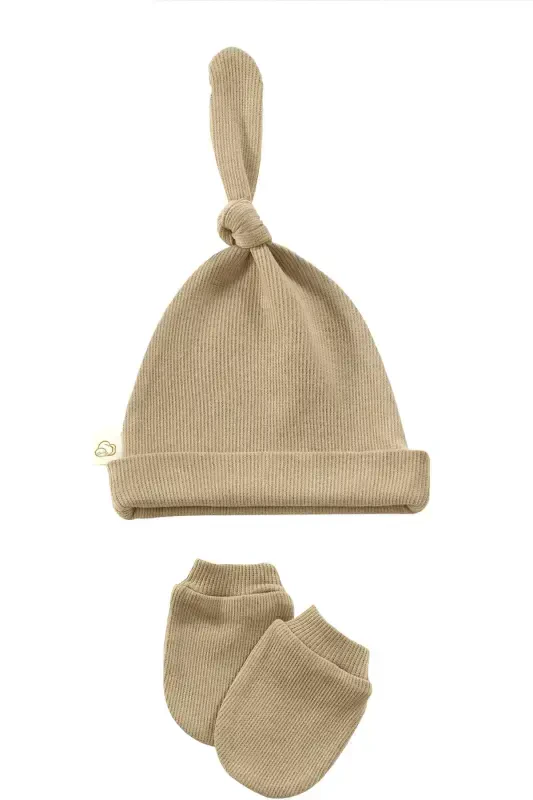 Tiny Team 3 Предмета Органический Хлопок Новородженный Мини Набор в Больницу - цвет земли - Земля - 3