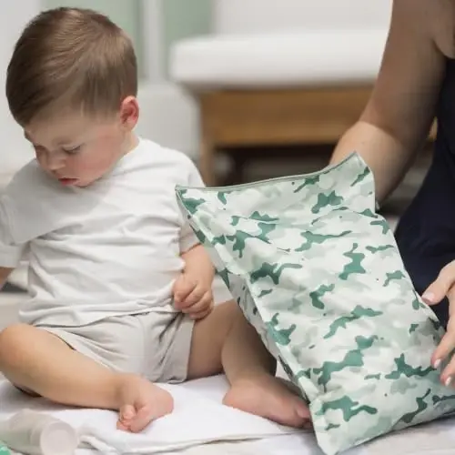 Tiny Twinkle Leke Geçirmez Islak Çantalar | Mayolar için 2'li Paket Yeniden Kullanılabilir Su Geçirmez Islak Çanta | Bebek Kıyafetleri | Seyahat ve Bebek Bezi Çantası (Kamuflaj, Kaşif) - 3