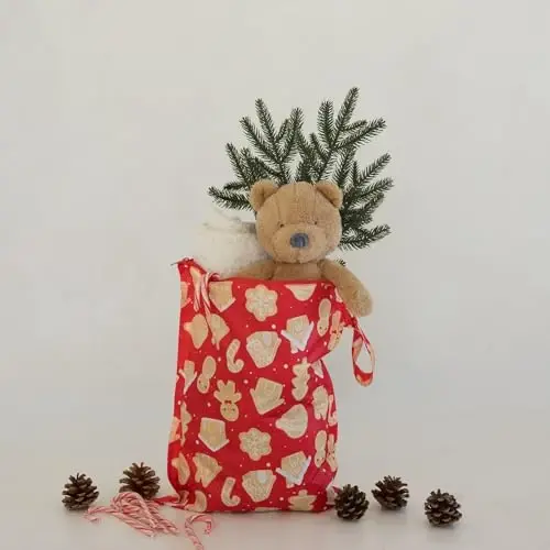 Tiny Twinkle Leke Geçirmez Islak Çantalar | Mayolar İçin 2'li Paket Yeniden Kullanılabilir Su Geçirmez Islak Çantalar | Bebek Kıyafetleri | Seyahat ve Bebek Bezi Çantası (Yılbaşı Seti) - 6