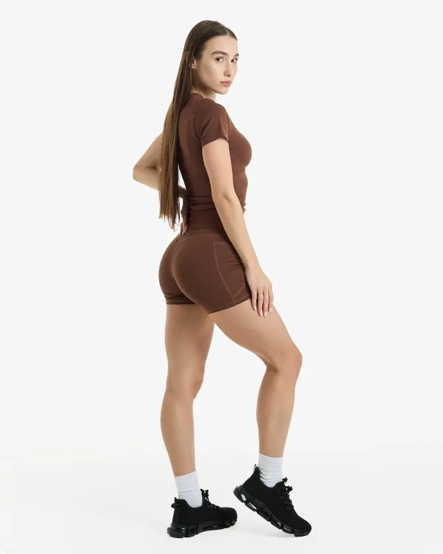 T-shirt - BROWN - 10