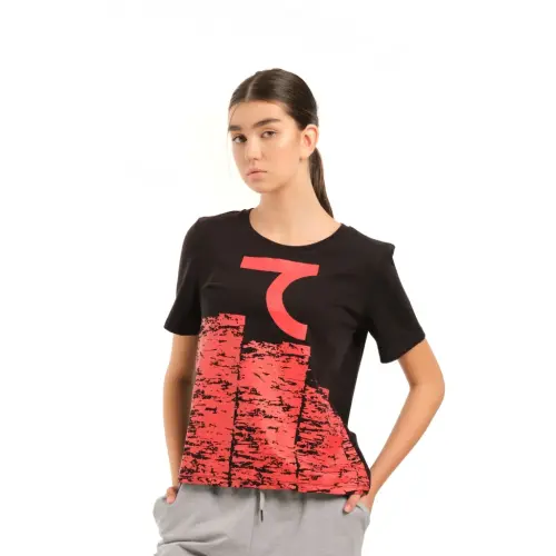 T-shirt - ЧЕРНО-КРАСНЫЙ - 7SABER (1)