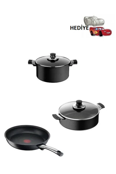 Titan Excellence Induksiya Tagligi 24 sm CHUVALGAN+5 litrli SPATULA - TEFAL