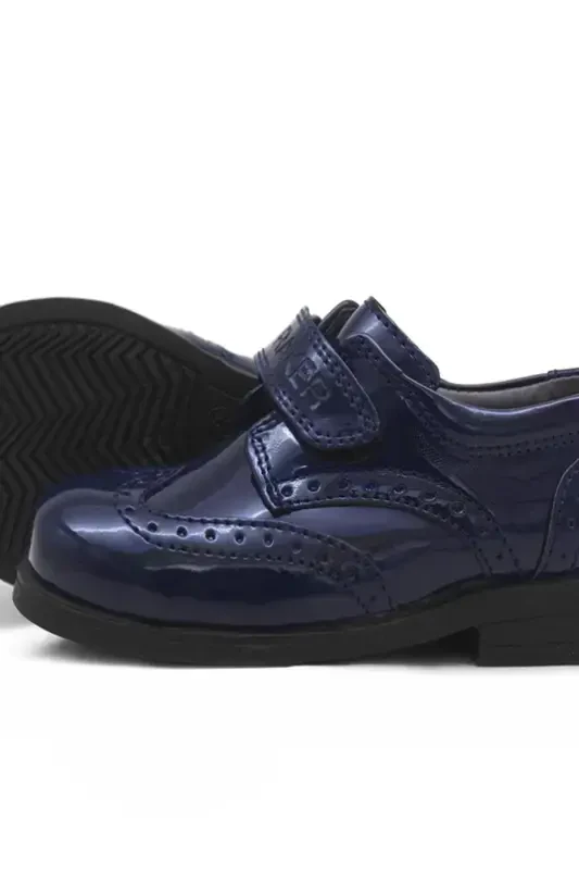 Titan Patent Leather Velcro Classic Baby Boy Shoes - 6