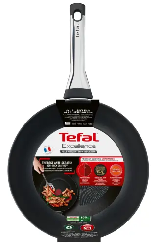 Titanium 6x Excellence Induction Base Wok Pan - 28 Cm - 6