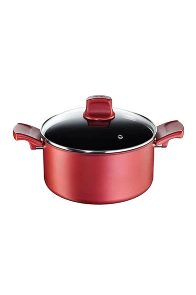 Titanium Character Deep Pot Red 24 Cm - 1