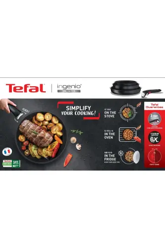 Titanium Ingenio Mix 6X Induction Base Frying Pan 24 cm Size: 24 - 3