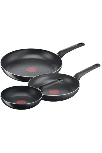 Титановый 1x Simplecook Набор из 3 сковородок с диффузионным дном - 20/24/28 см - 1