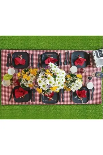 Titiz Lovely Picnic Set 6 Person 32 Pieces Green - GENEL MARKALAR (1)