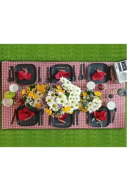 Titiz Lovely Picnic Set 6 Person 32 Pieces Green - 2