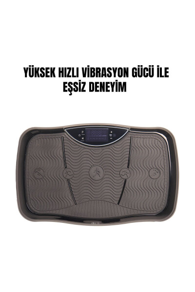 Titreşimli Egzersiz Spor Masaj Sıkılaşma Aleti Zayıflama Selülit Osilasyon Cihazı Vibration Plate - 19